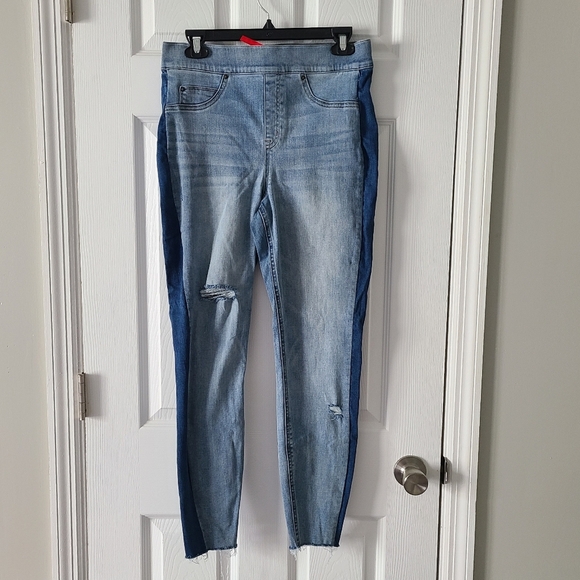 SPANX Distressed Two Tone Jeans - Picture 6 of 6